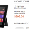 Microsoft Surface Preorders For Entry Level Model Sold Out in US, Shipping Date Pushed Back To 3 Weeks