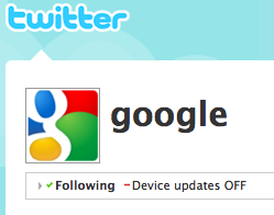 Google joins Twitter