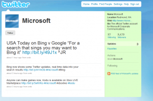 Microsoft Twitter not Verified