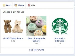 Facebook Gifts Allows Users Send Real Life Presents To One Another