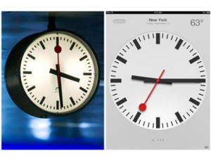 Apple puts money where its mouth is, pays for Swiss railway clock design